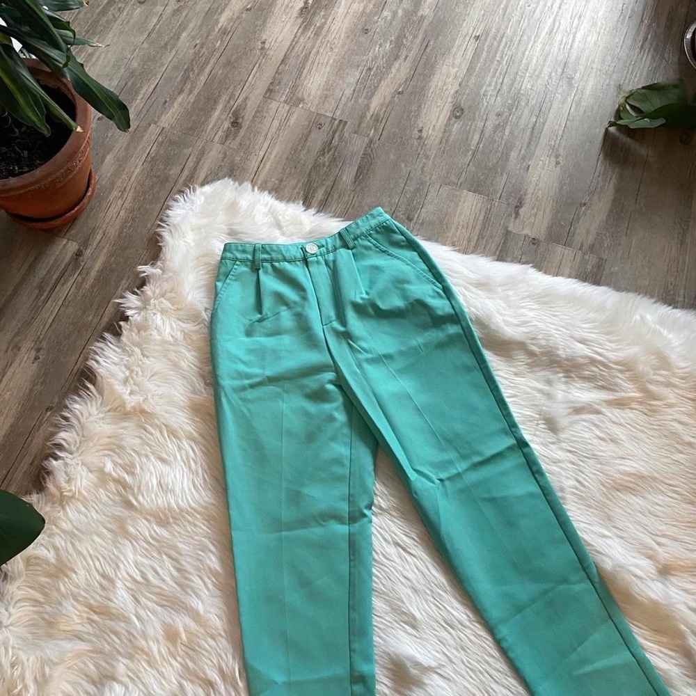 eggie mint green vice pants
